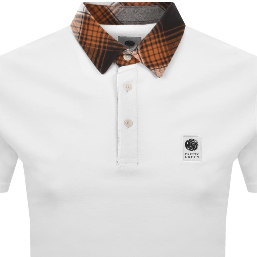 Image number 2 for Pretty Green Strobe Polo T Shirt White