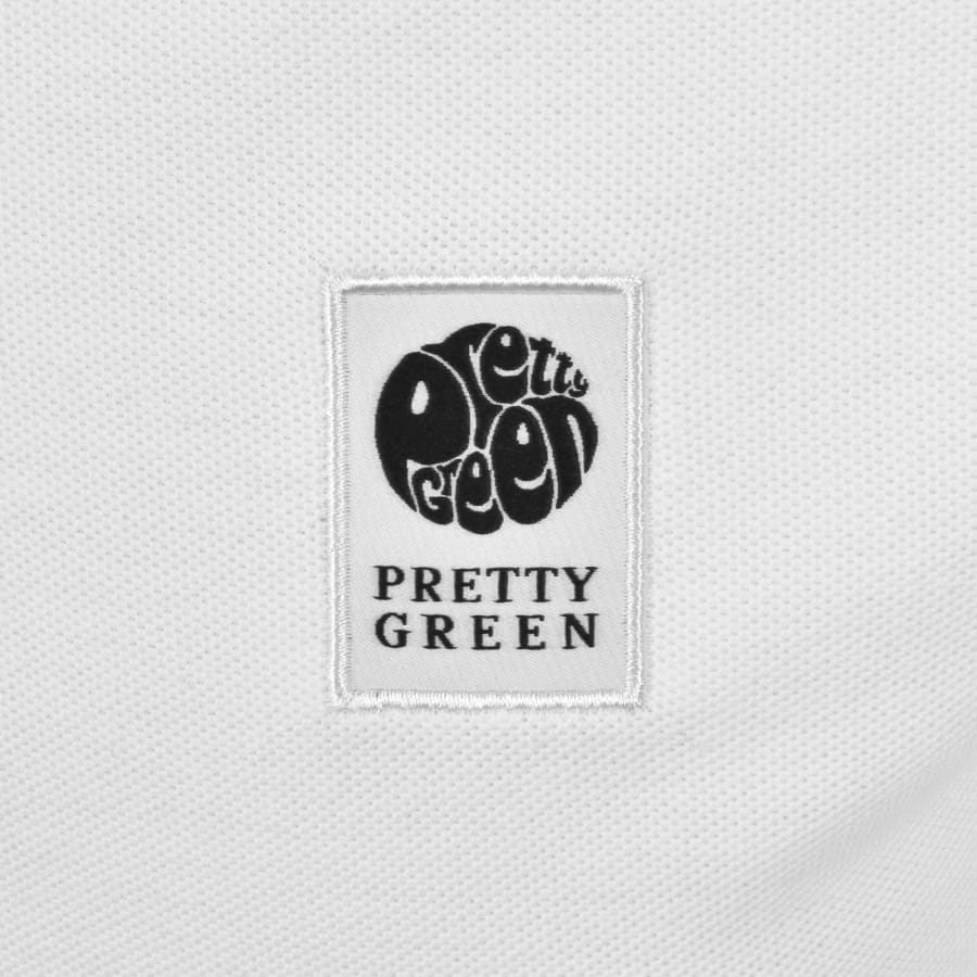 Image number 3 for Pretty Green Strobe Polo T Shirt White