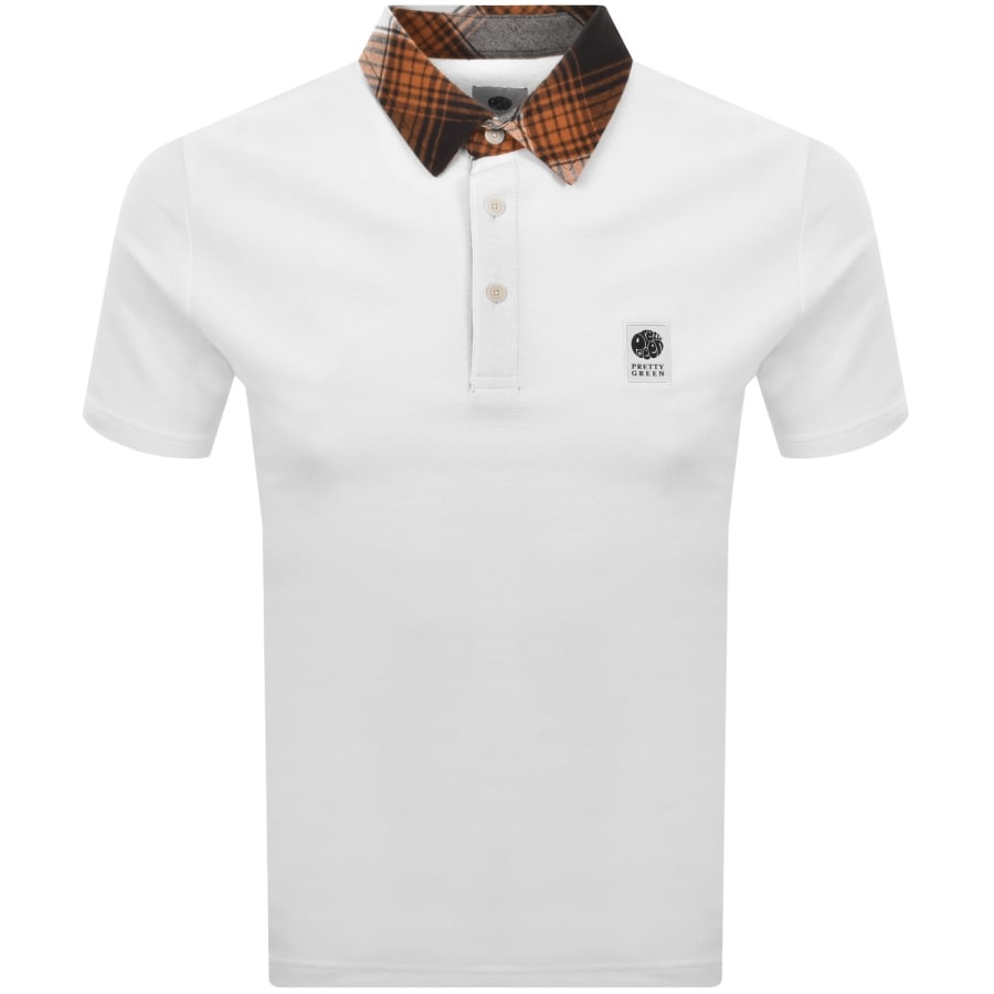 Image number 1 for Pretty Green Strobe Polo T Shirt White