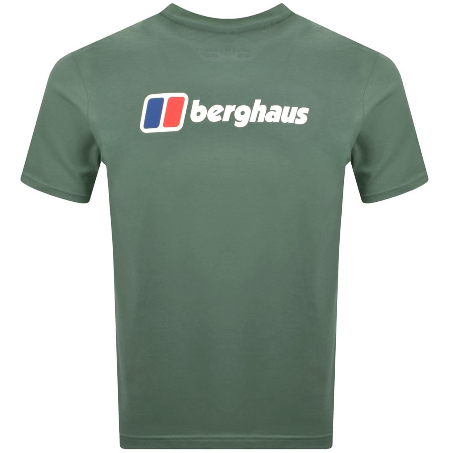 Image number 5 for Berghaus Front And Back Logo T Shirt Green