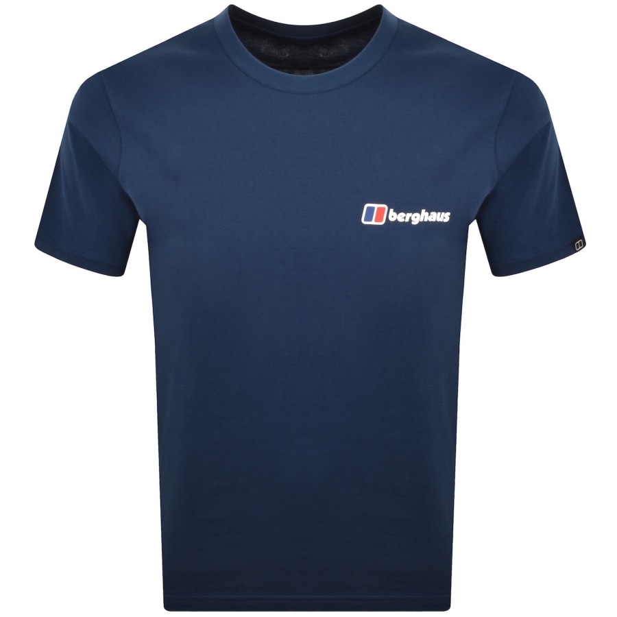 Image number 1 for Berghaus Logo T Shirt Hale Navy