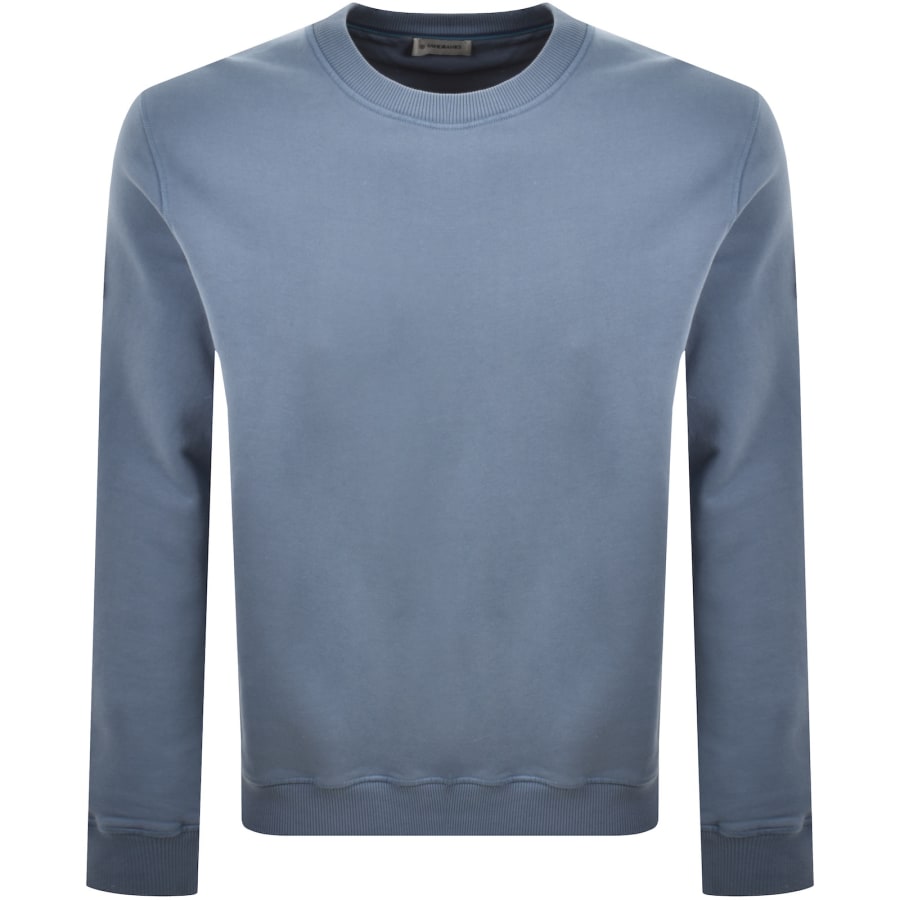 Image number 2 for Sandbanks Badge Logo Sweatshirt Blue