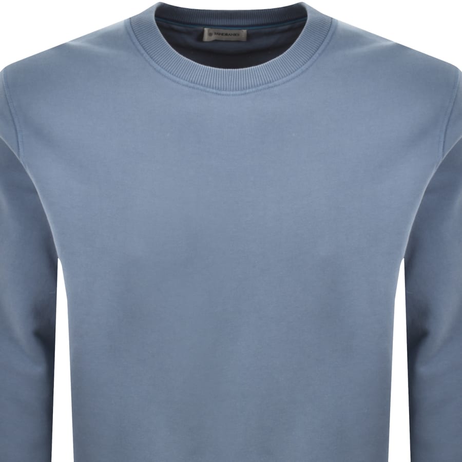 Image number 3 for Sandbanks Badge Logo Sweatshirt Blue