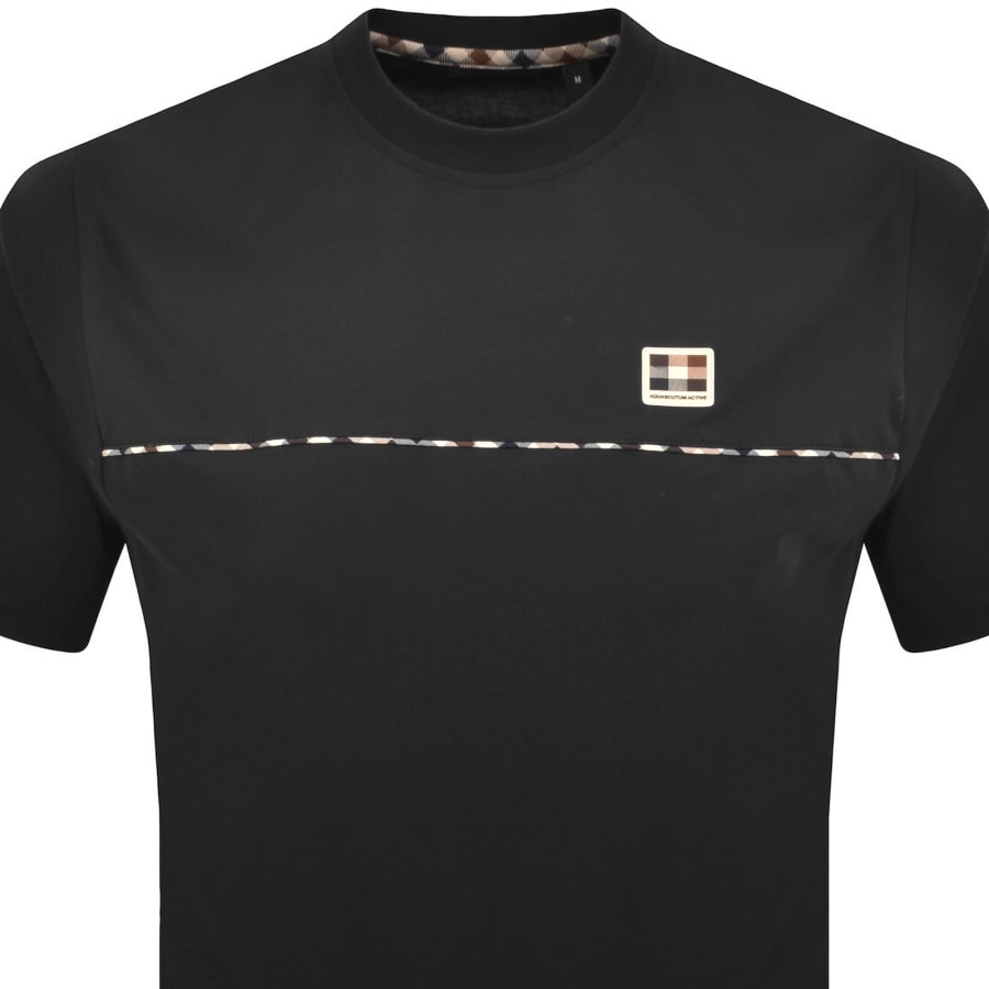 Image number 2 for Aquascutum Logo T Shirt Black