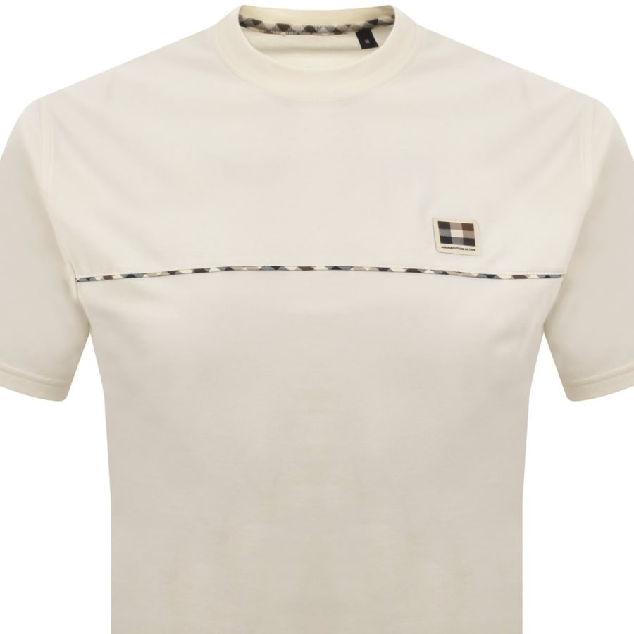 Image number 2 for Aquascutum Logo T Shirt White