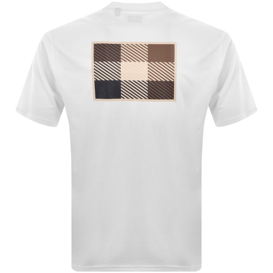 Image number 5 for Aquascutum Back Graphic T Shirt White