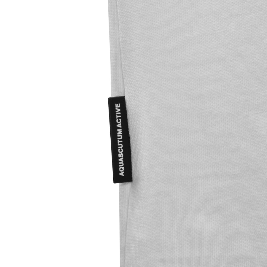 Image number 4 for Aquascutum Graphic T Shirt White