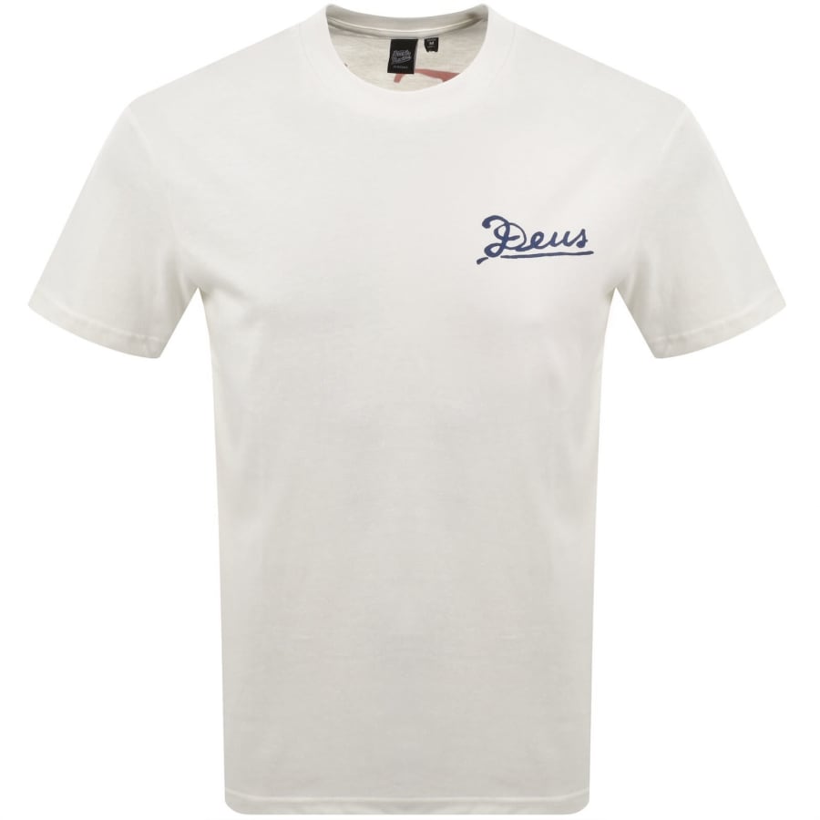 Image number 2 for Deus Ex Machina Bobskull T Shirt White
