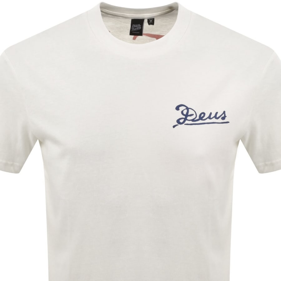 Image number 3 for Deus Ex Machina Bobskull T Shirt White