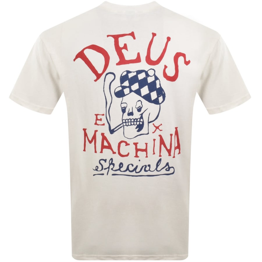 Image number 5 for Deus Ex Machina Bobskull T Shirt White
