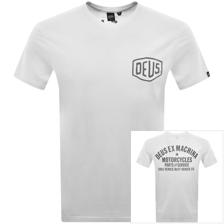 Image number 1 for Deus Ex Machina Venice Address T Shirt White