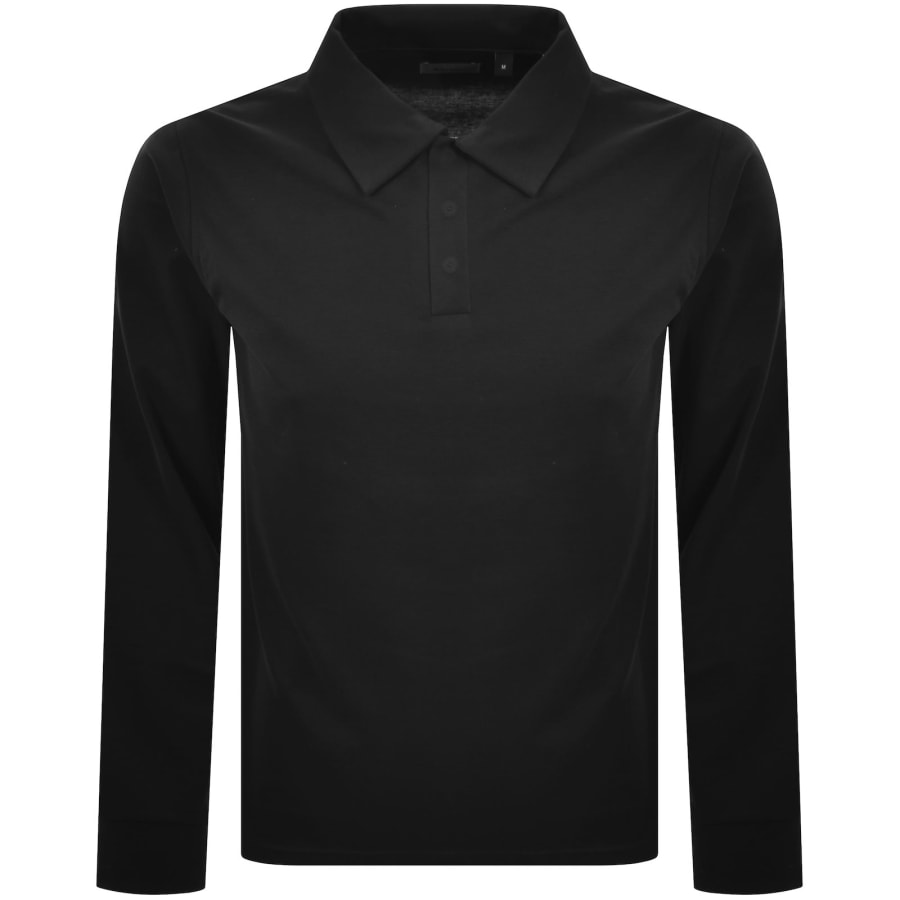 Image number 2 for Aquascutum Tech Jersey Polo T Shirt Black