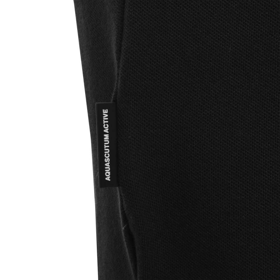Image number 4 for Aquascutum Tech Jersey Polo T Shirt Black