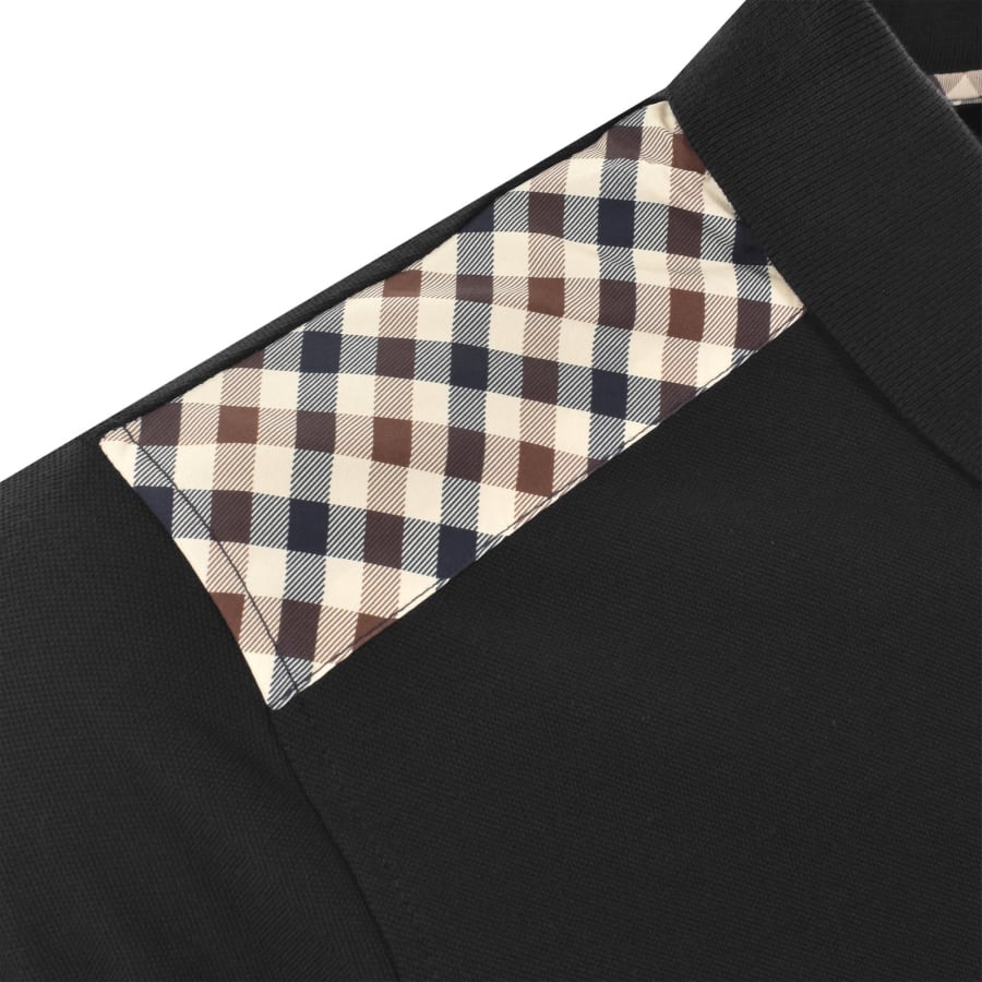 Image number 5 for Aquascutum Tech Jersey Polo T Shirt Black