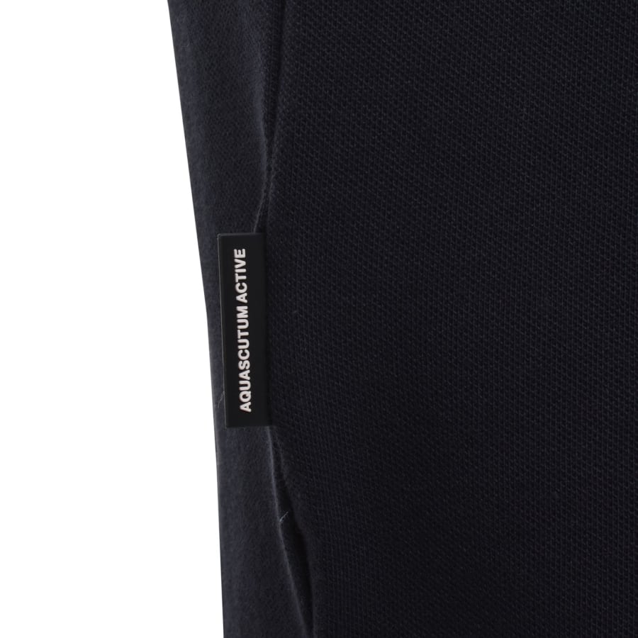 Image number 4 for Aquascutum Tech Jersey Polo T Shirt Navy