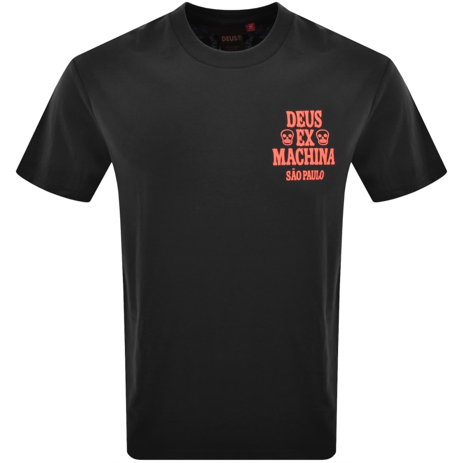 Image number 2 for Deus Ex Machina San Paulo Ceramic T Shirt Black