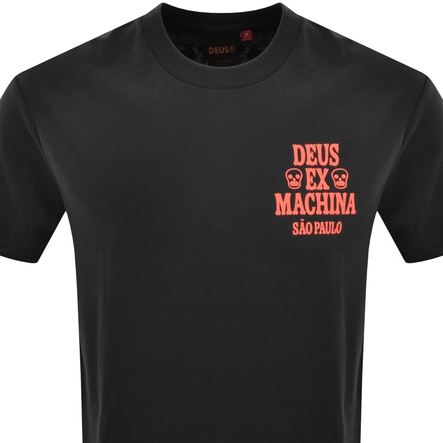 Image number 3 for Deus Ex Machina San Paulo Ceramic T Shirt Black