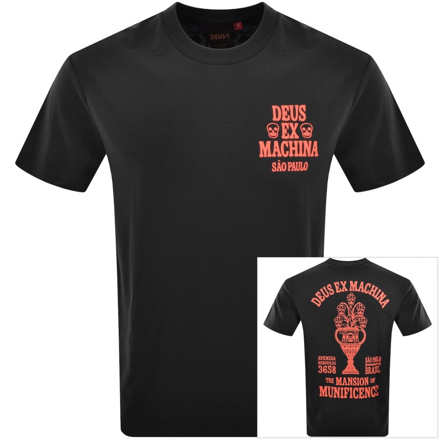 Image number 1 for Deus Ex Machina San Paulo Ceramic T Shirt Black