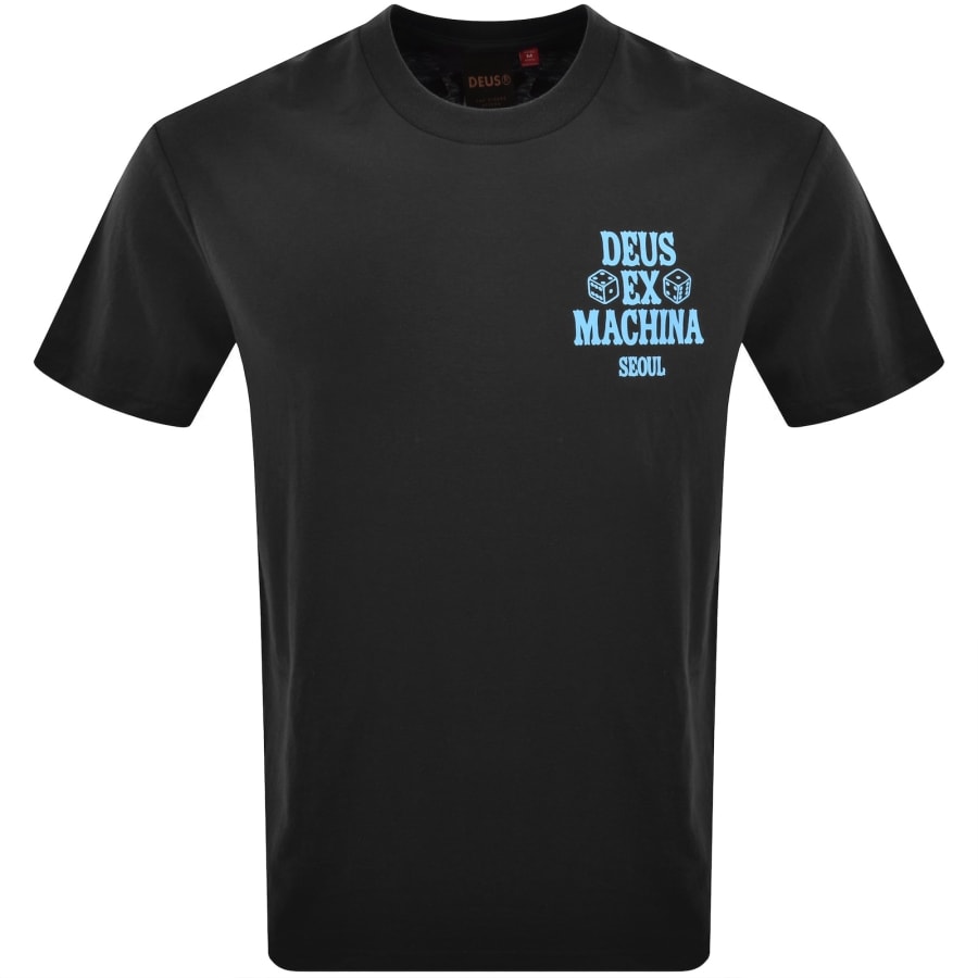 Image number 2 for Deus Ex Machina Seoul Ceramic T Shirt Black