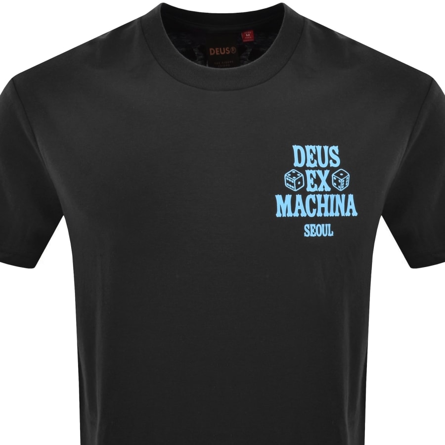 Image number 3 for Deus Ex Machina Seoul Ceramic T Shirt Black