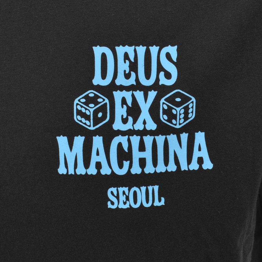 Image number 4 for Deus Ex Machina Seoul Ceramic T Shirt Black