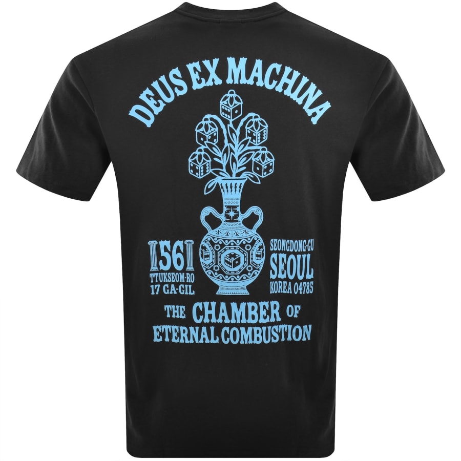 Image number 5 for Deus Ex Machina Seoul Ceramic T Shirt Black
