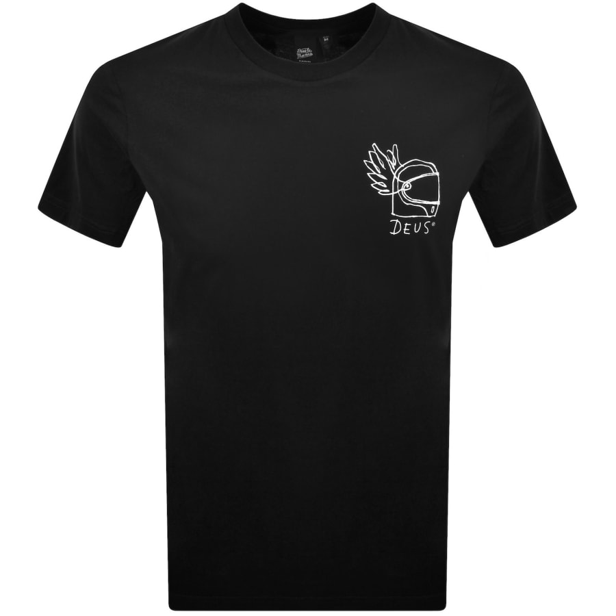 Image number 2 for Deus Ex Machina Harajuku Helmet T Shirt Black