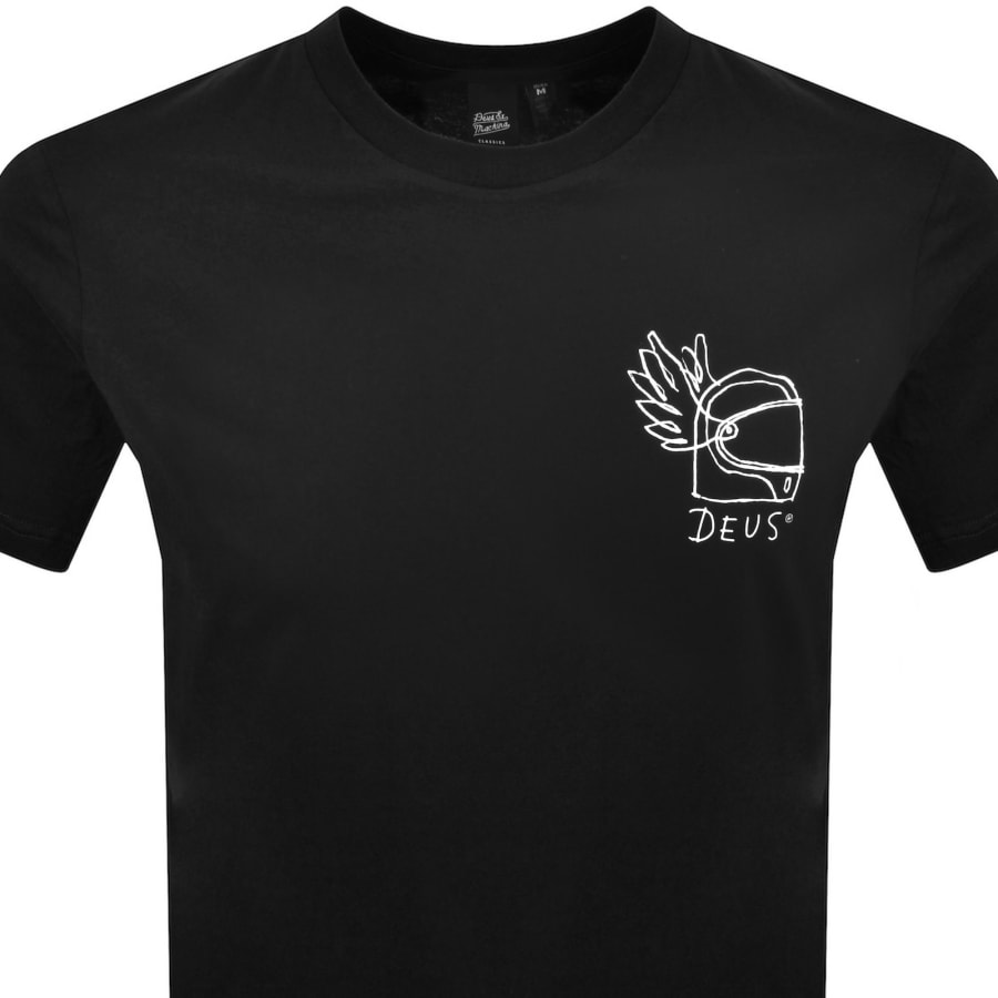Image number 3 for Deus Ex Machina Harajuku Helmet T Shirt Black