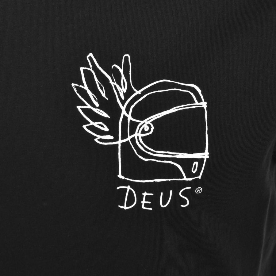 Image number 4 for Deus Ex Machina Harajuku Helmet T Shirt Black