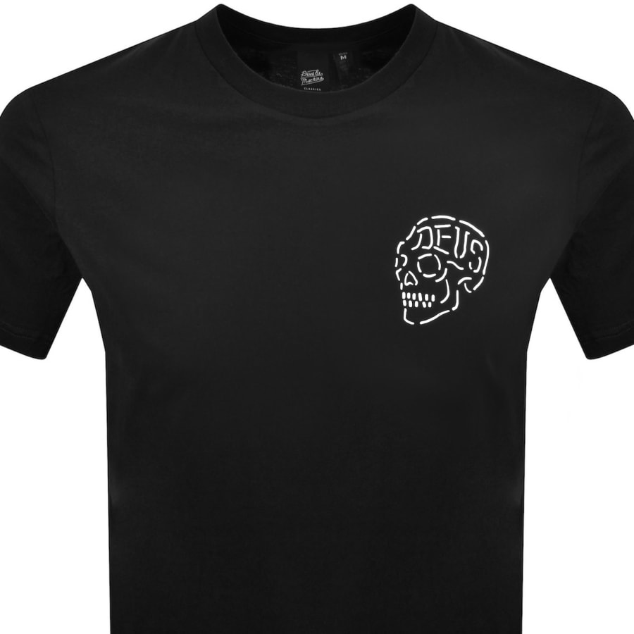 Image number 3 for Deus Ex Machina Venice Skull T Shirt Black