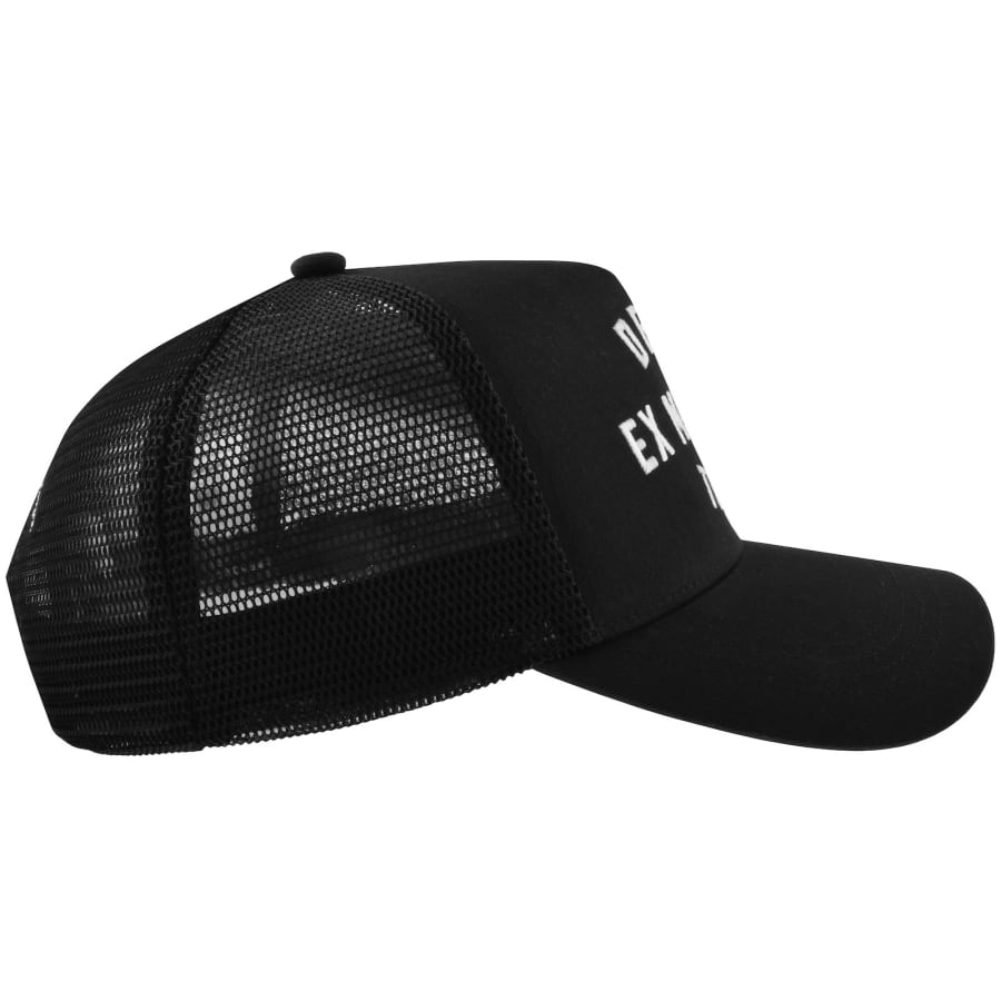 Image number 2 for Deus Ex Machina Harajuku Address Trucker Cap Black