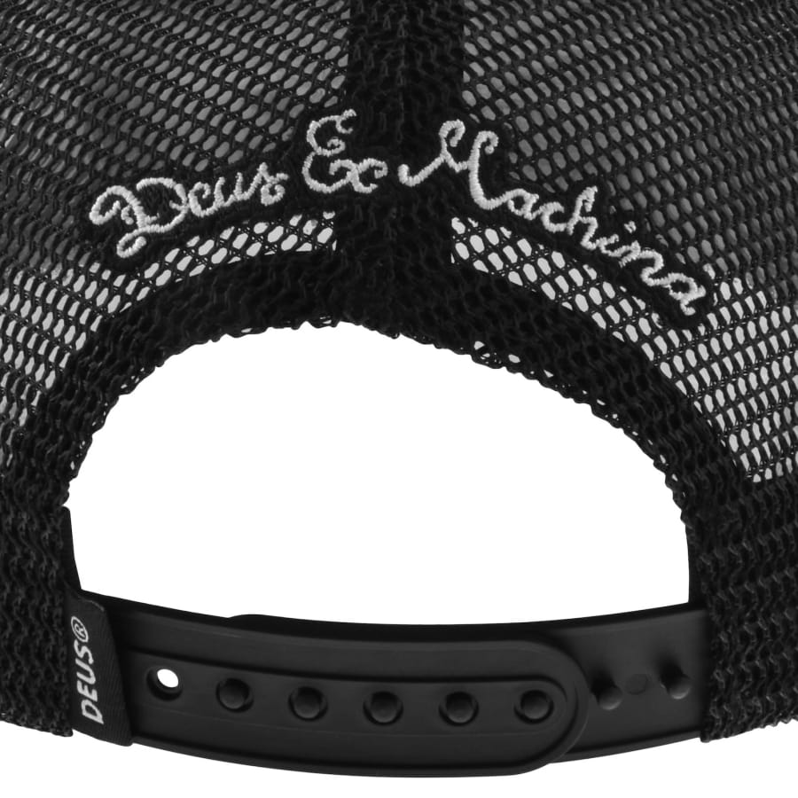 Image number 3 for Deus Ex Machina Harajuku Address Trucker Cap Black