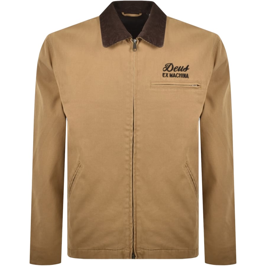 Image number 2 for Deus Ex Machina Workwear Jacket Brown
