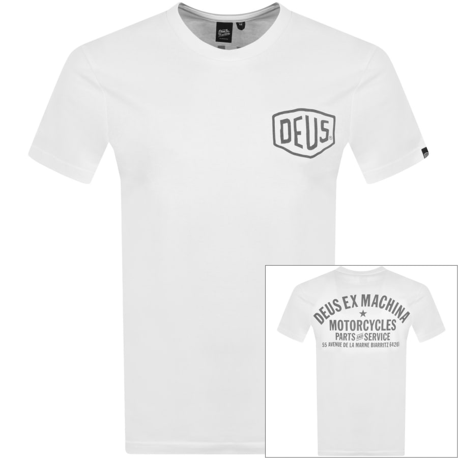 Image number 1 for Deus Ex Machina Biarritz Address T Shirt White