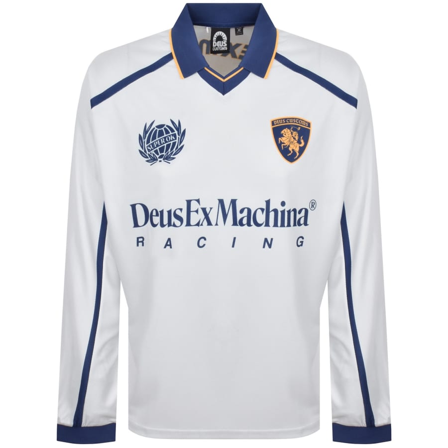 Image number 2 for Deus Ex Machina Galactico Moto Jersey White