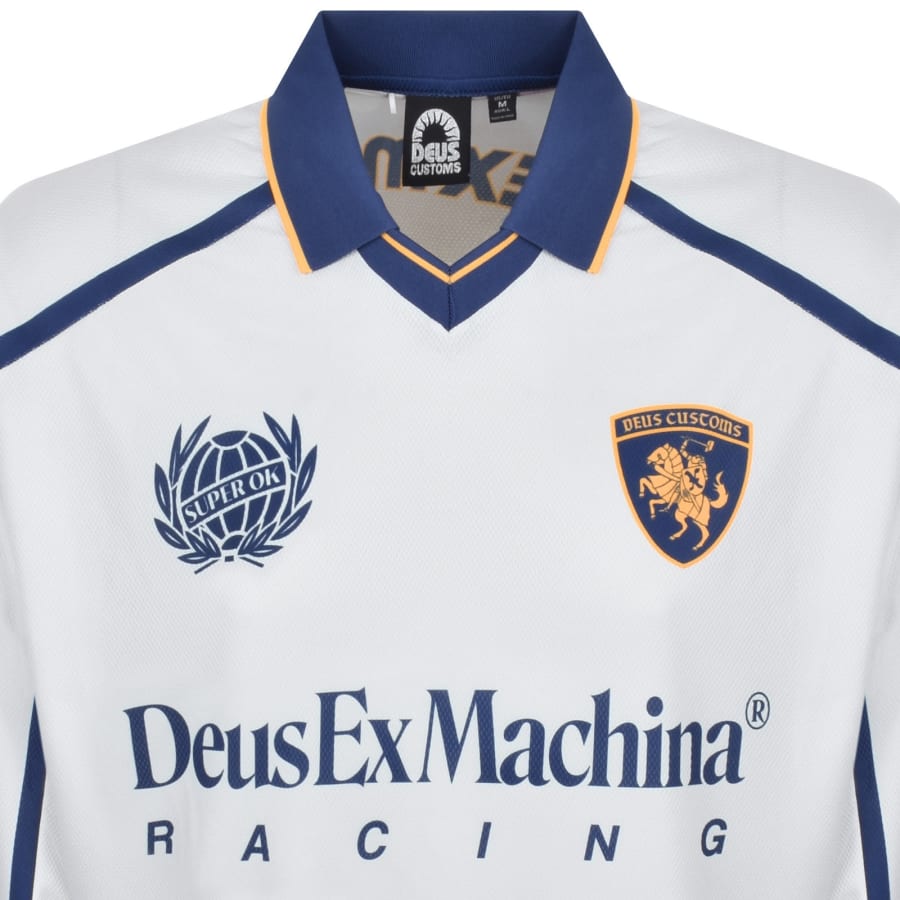 Image number 3 for Deus Ex Machina Galactico Moto Jersey White