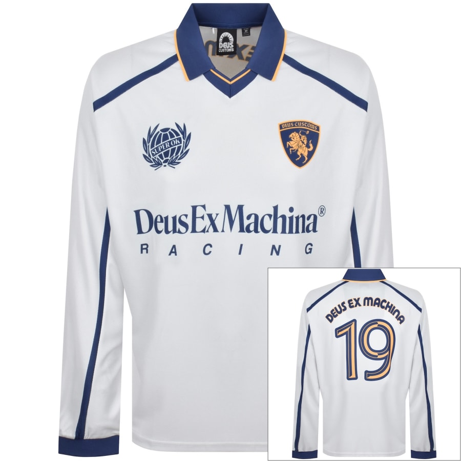 Image number 1 for Deus Ex Machina Galactico Moto Jersey White