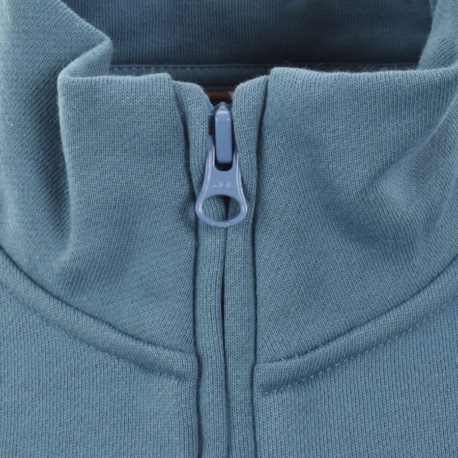 Image number 4 for Aquascutum Active Quarter Zip Fleece Blue