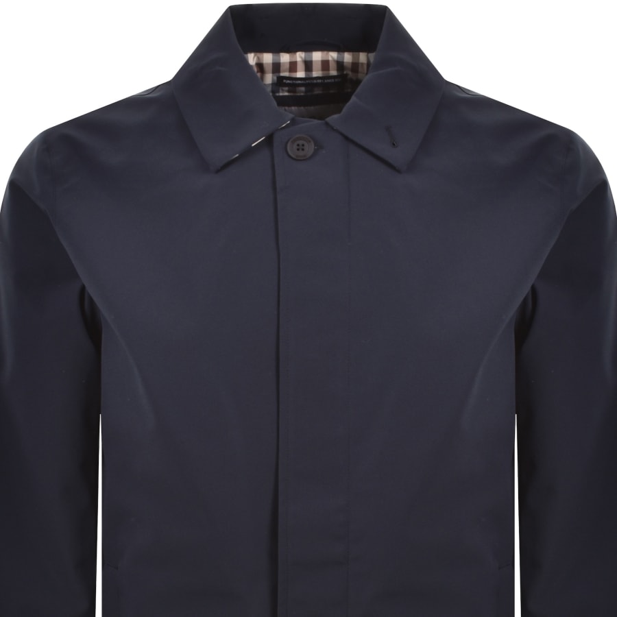 Image number 3 for Aquascutum Shell Hooded Jacket Navy