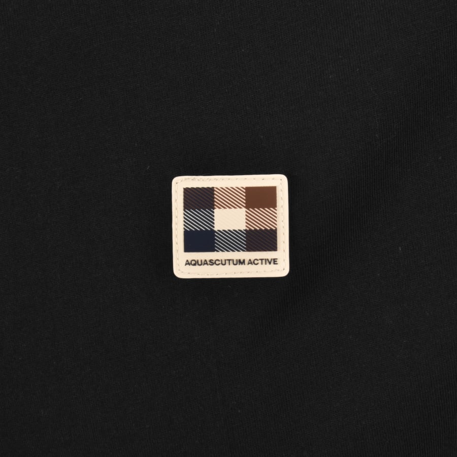 Image number 3 for Aquascutum Shoulder T Shirt Black