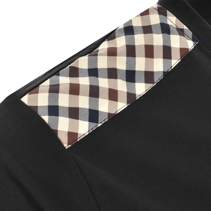 Image number 5 for Aquascutum Shoulder T Shirt Black
