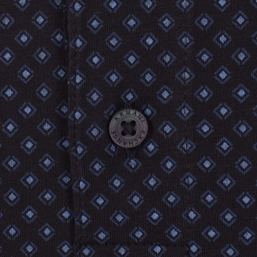 Image number 3 for Armani Exchange Polo T Shirt Navy