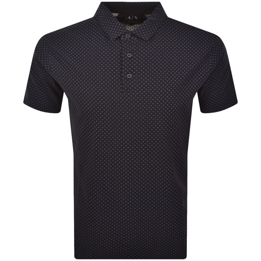 Image number 1 for Armani Exchange Polo T Shirt Navy