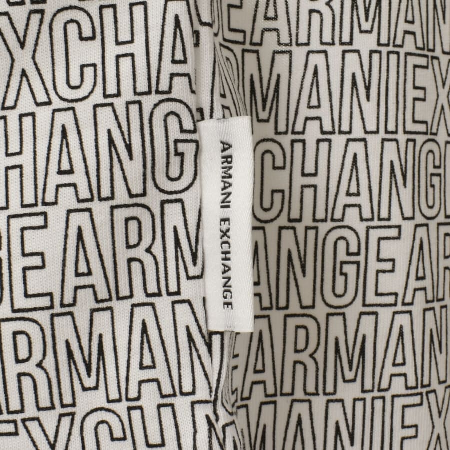 Image number 4 for Armani Exchange Polo T Shirt Off White