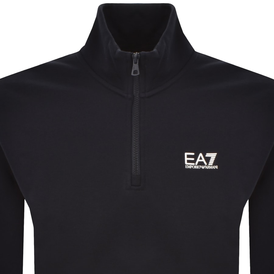 Image number 2 for EA7 Emporio Armani Logo Sweatshirt Navy
