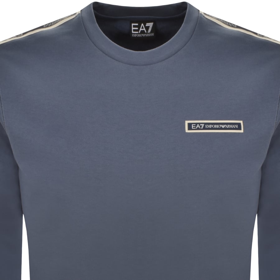 Image number 2 for EA7 Emporio Armani Sweatshirt Blue