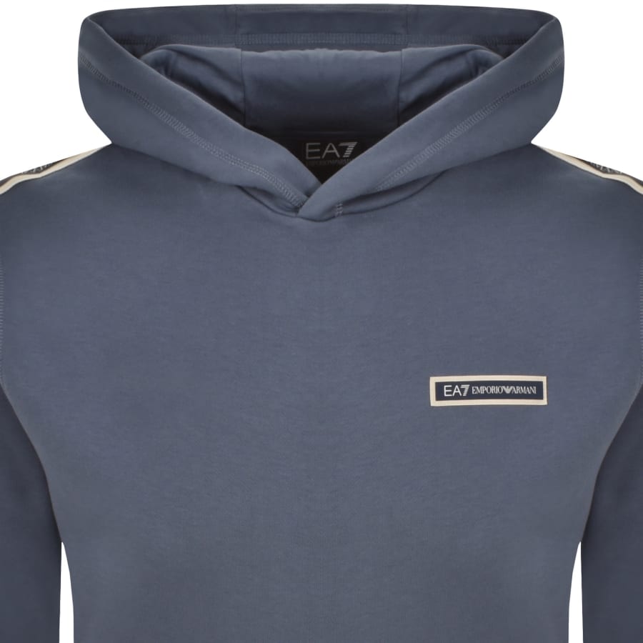 Image number 3 for EA7 Emporio Armani Hoodie Blue