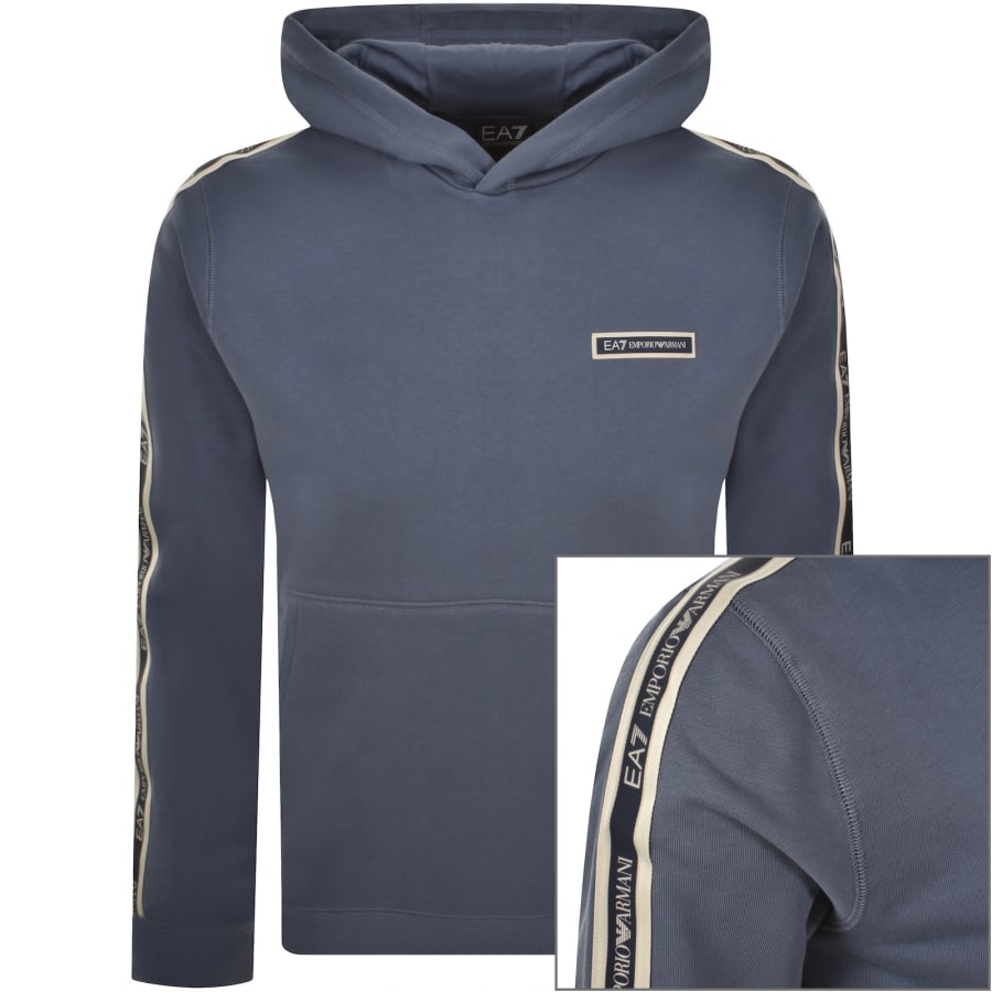 Image number 1 for EA7 Emporio Armani Hoodie Blue