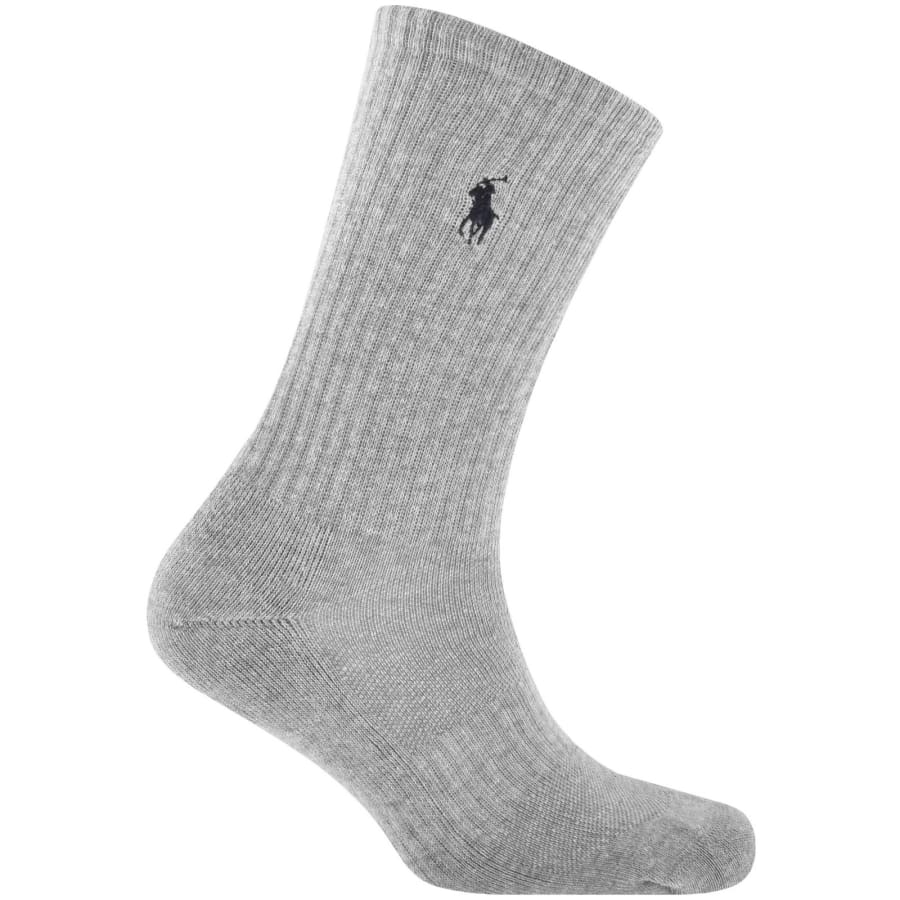 Image number 4 for Ralph Lauren 6 Pack Crew Socks Multi