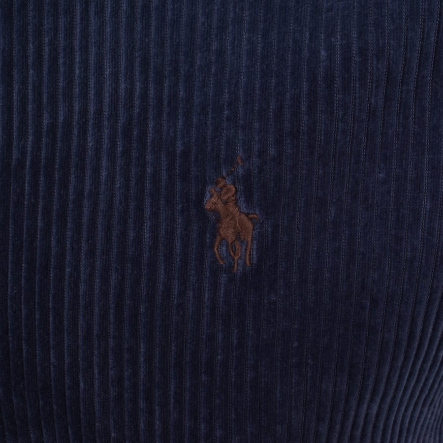 Image number 3 for Ralph Lauren Corduroy Polo Navy